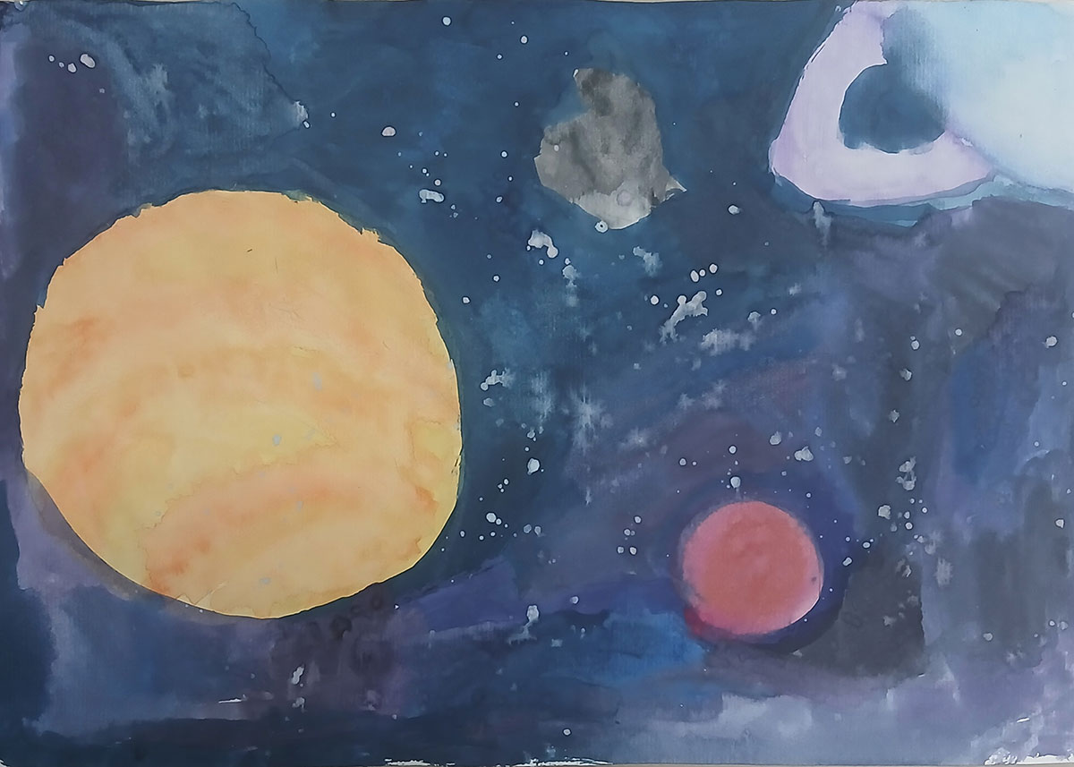 Такмичарски рад 368 Аутор: Мариа Мотлохова, IV разред ОШ „Мирослав Мика Антић" Нови Сад Одломак из романа „Велика космичка авантура“