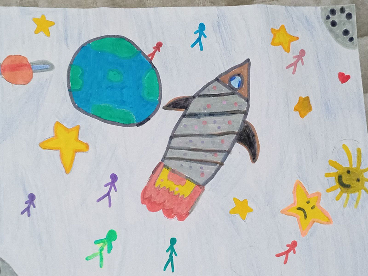 Такмичарски рад 37 Анђела Дмитровић IV/2 ОШ "Вук Караџић" Кладово "Велика космичка авантура" Ментор: Славица Јовановић