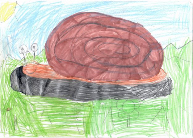 Такмичарски рад 379 Аутор : Жељко Кулић , I /2 ОШ " Радоје Домановић " Ниш Oдломак из романа "Дечак змај и друге бајке" , прича Пуж Влада из Спорограда Ментор: учитељица Данијела Тричковић