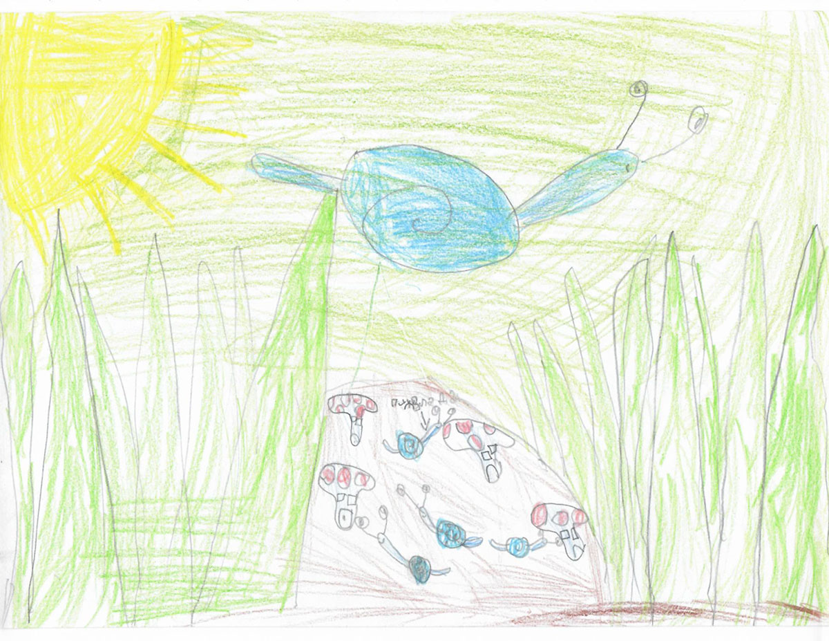 Такмичарски рад 382 Аутор : Ида Павловић, I /2 ОШ " Радоје Домановић " Ниш Oдломак из романа "Дечак змај и друге бајке" , прича Пуж Влада из Спорограда Ментор: учитељица Данијела Тричковић