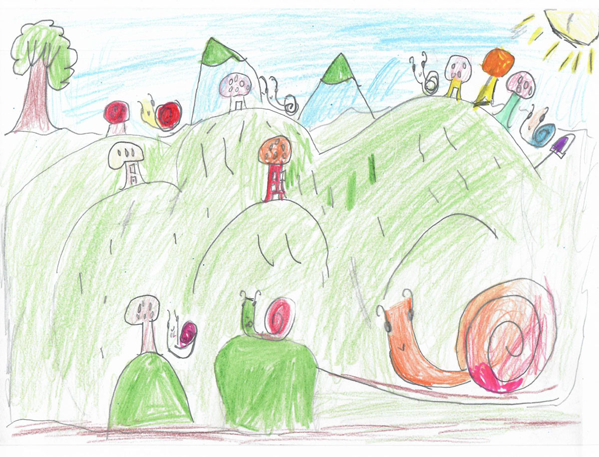 Такмичарски рад 384 Аутор : Ђурђиа Марковић, I /2 ОШ " Радоје Домановић " Ниш Oдломак из романа "Дечак змај и друге бајке" , прича Пуж Влада из Спорограда Ментор: учитељица Данијела Тричковић