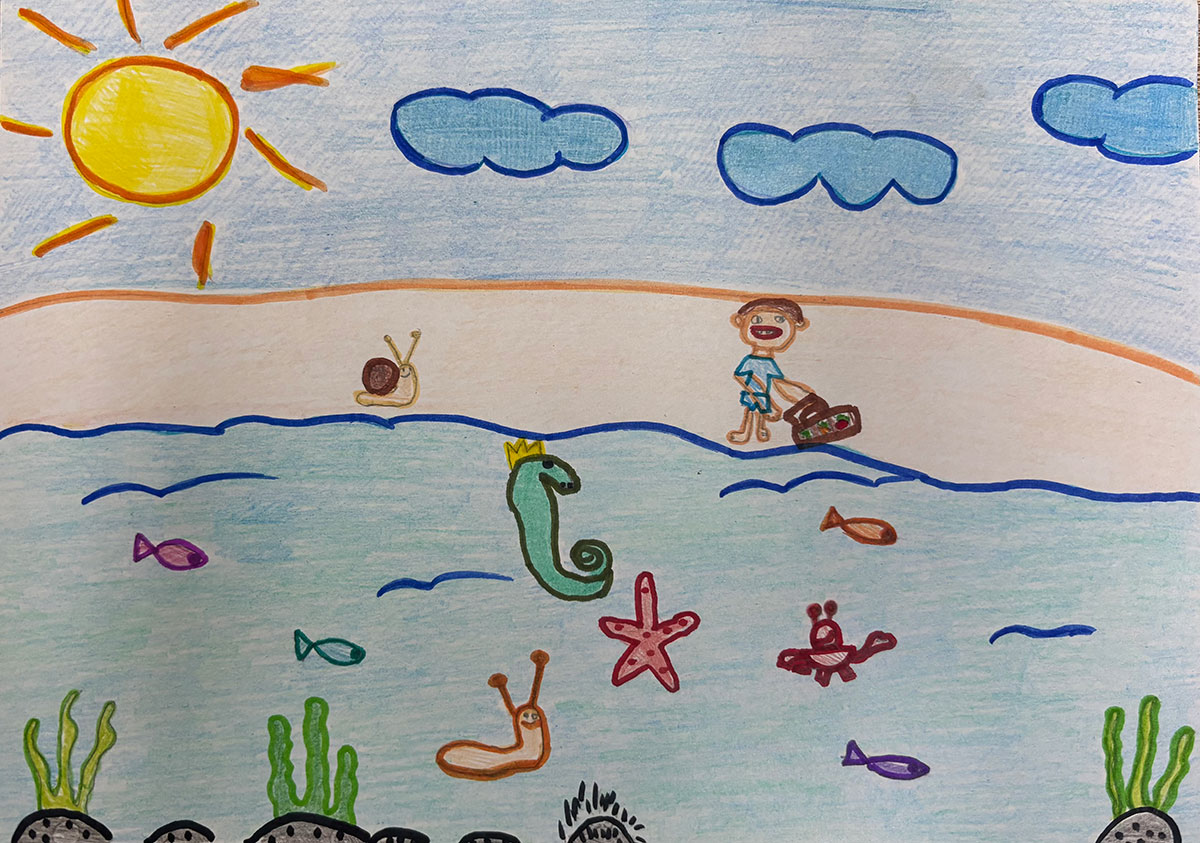 Такмичарски рад 44 Лука Симић, 1/3 ОШ ,,Војислав Вока Савић" Лазаревац Одломак из романа: „Дечак змај и друге бајке“, прича ,,Пуж Влада из Спорограда"