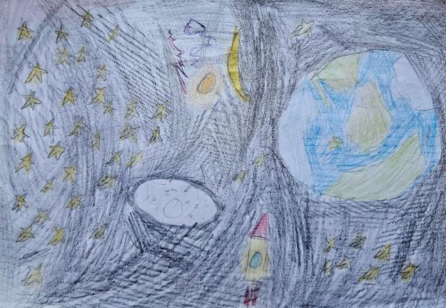 Такмичарски рад 55 Аутор: Софија Иван, 2/2 ОШ „Вук Караџић”, Зрењанин Одломак из романа: „Велика космичка авантура “ Ментор: Тамара Михајловић