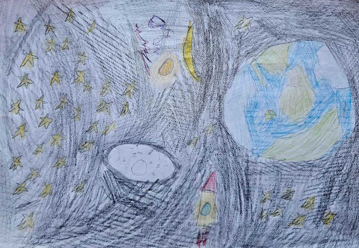 Такмичарски рад 55 Аутор: Софија Иван, 2/2 ОШ „Вук Караџић”, Зрењанин Одломак из романа: „Велика космичка авантура “ Ментор: Тамара Михајловић