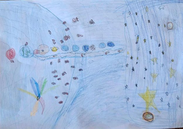 Такмичарски рад 56 Аутор: Павле Попов, 2/1 ОШ „Вук Караџић”, Зрењанин Одломак из романа: „Велика космичка авантура “ Ментор: Тамара Михајловић