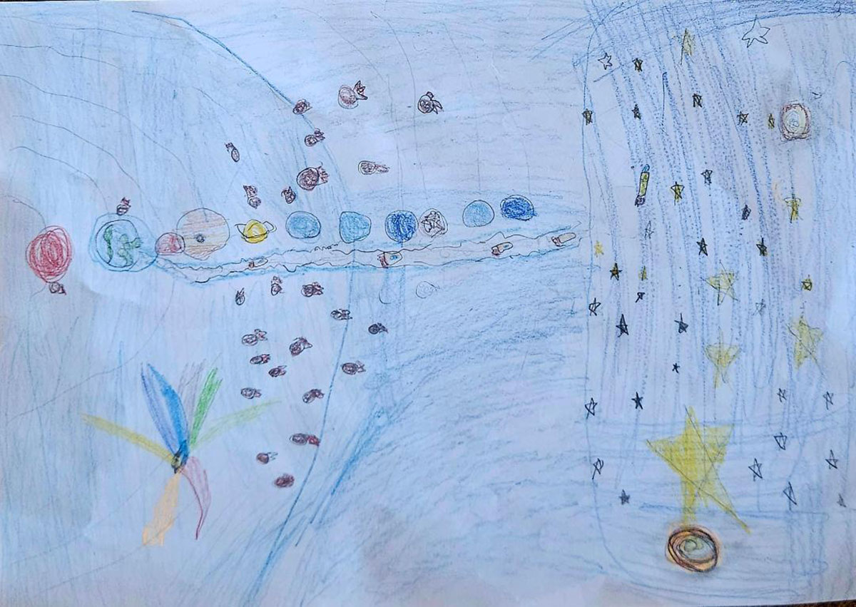 Такмичарски рад 56 Аутор: Павле Попов, 2/1 ОШ „Вук Караџић”, Зрењанин Одломак из романа: „Велика космичка авантура “ Ментор: Тамара Михајловић