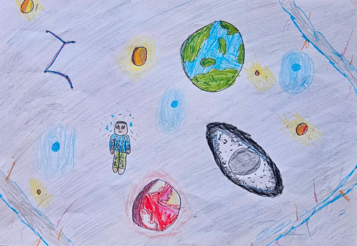 Такмичарски рад 57 Аутор: Александар Иван, 4/2 ОШ „Вук Караџић”, Зрењанин Одломак из романа: „Велика космичка авантура “ Ментор: Тамара Михајловић