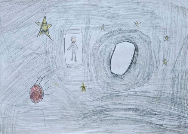 Такмичарски рад 58 Аутор: Вукан Димковић, 2/1 ОШ „Вук Караџић”, Зрењанин Одломак из романа: „Велика космичка авантура “ Ментор: Тамара Михајловић