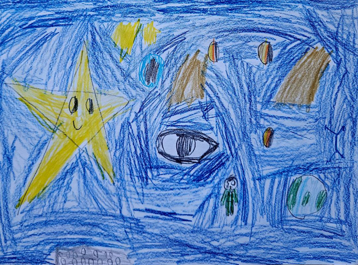 Такмичарски рад 59 Аутор: Михајло Чубра, 2/2 ОШ „Вук Караџић”, Зрењанин Одломак из романа: „Велика космичка авантура “ Ментор: Тамара Михајловић