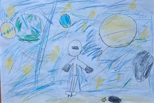 Такмичарски рад 60 Аутор: Петра Јањић, 1/1 ОШ „Вук Караџић”, Зрењанин Одломак из романа: „Велика космичка авантура “ Ментор: Тамара Михајловић