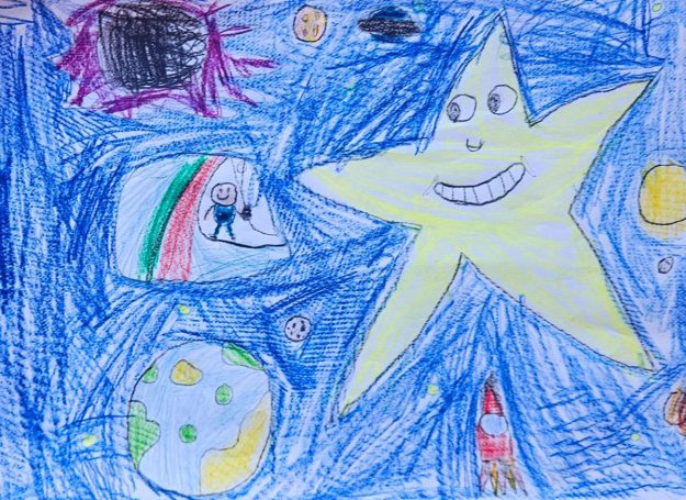 Такмичарски рад 61 Аутор: Вук Вукчевић, 2/2 ОШ „Вук Караџић”, Зрењанин Одломак из романа: „Велика космичка авантура “ Ментор: Тамара Михајловић