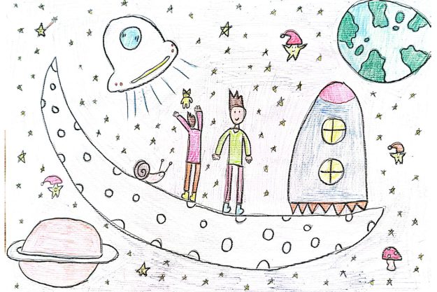 Такмичарски рад 78 Аутор: Марија Миленковић, 2/2 ОШ ,,Милоје Закић" из Куршумлије Романа: „Велика космичка авантура “ Ментор: Катарина Пујовић, учитељица