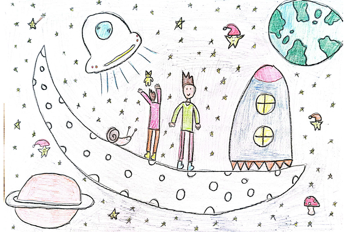 Такмичарски рад 78 Аутор: Марија Миленковић, 2/2 ОШ ,,Милоје Закић" из Куршумлије Романа: „Велика космичка авантура “ Ментор: Катарина Пујовић, учитељица