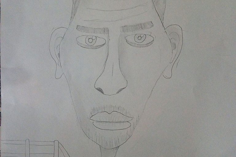 Карикатура 47: Никола Јокић Аутор: Алекса Љубишић, 8. разред ОШ „Лаза К. Лазаревић“, Шабац Ментор: Тања Павловић